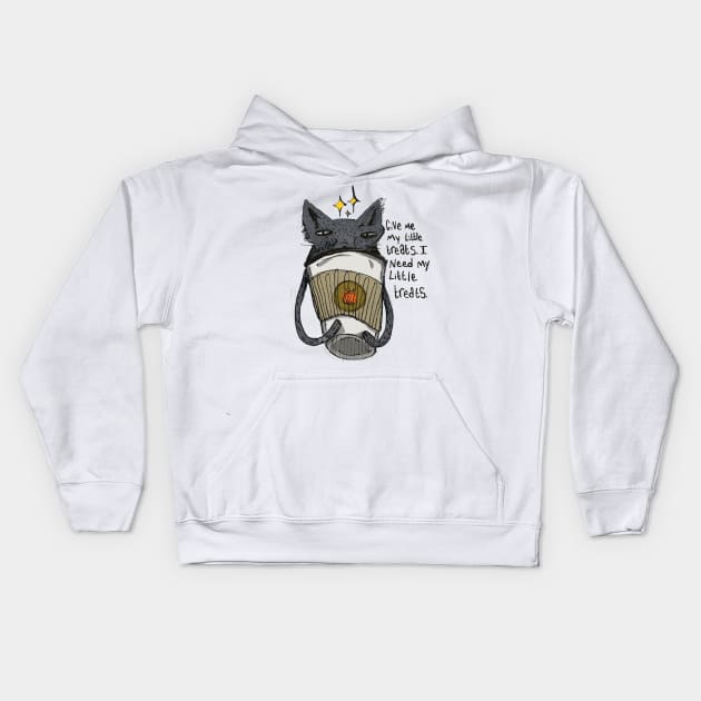 I Deserve My Little Treats Kids Hoodie by Animal Surrealism